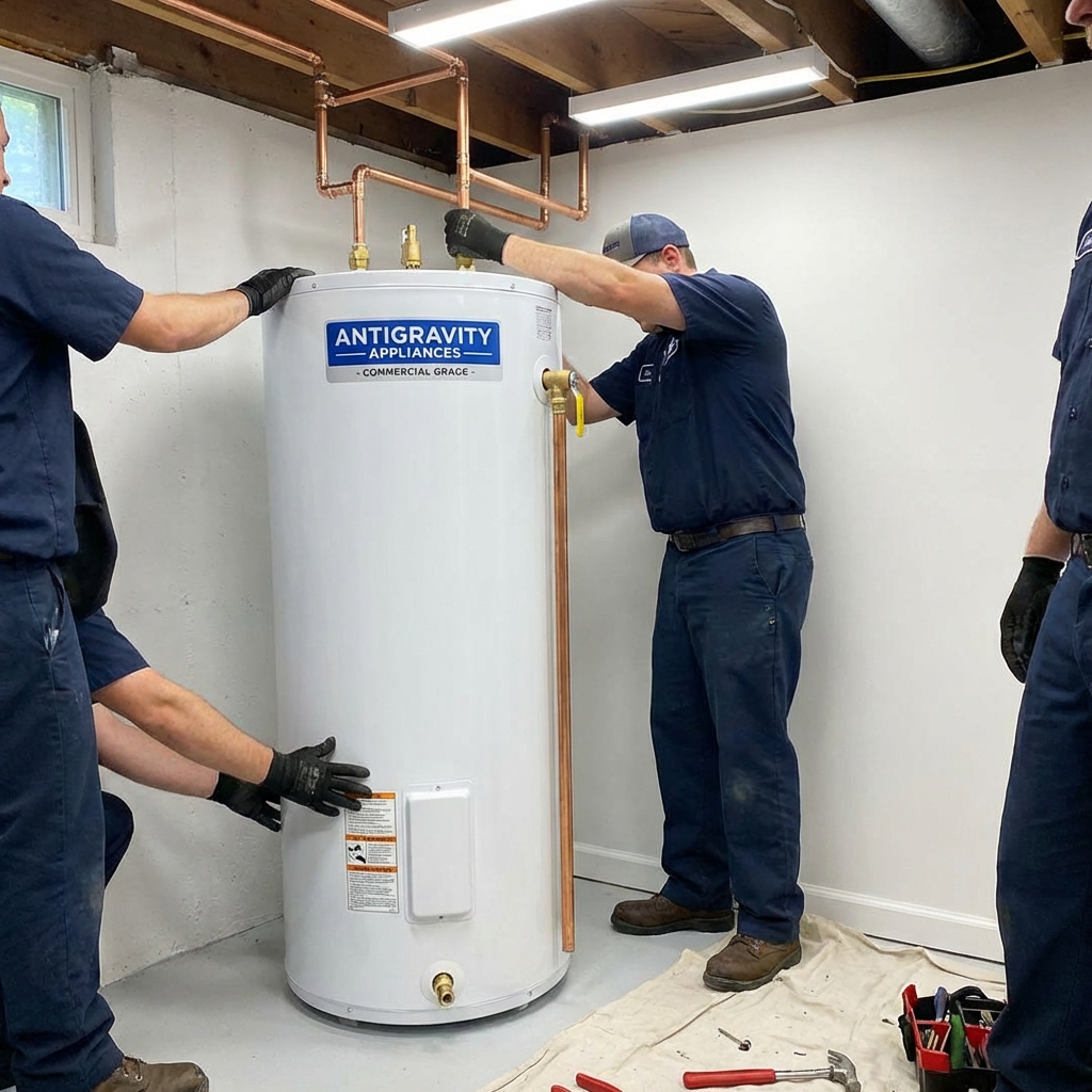 Expert water heater installation